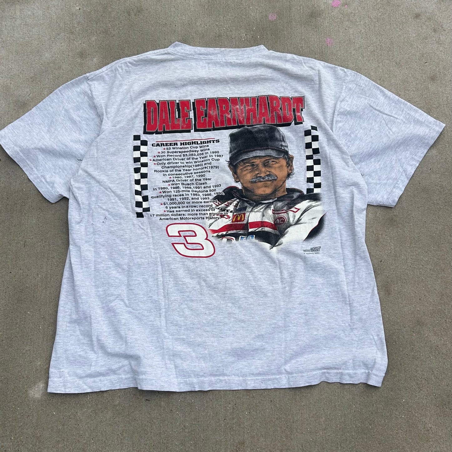 90s Dale Earnhardt The Intimidator NASCAR T-shirt