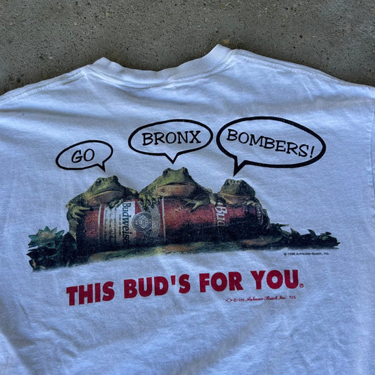1996 Budweiser X New York Yankees MLB Tshirt