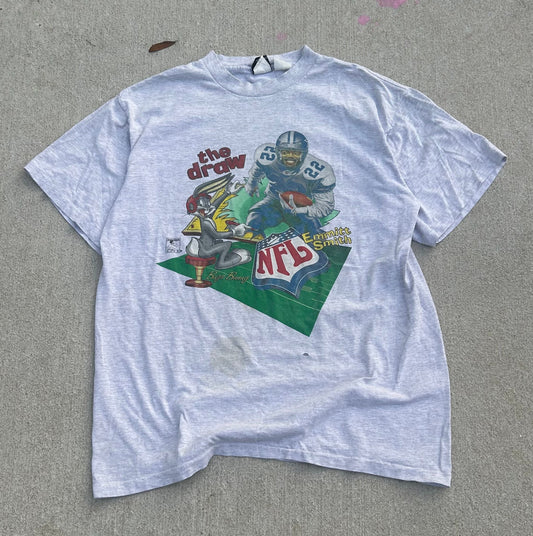 Vintage 1995 Emmit Smith x Bugs Bunny NFL Tshirt