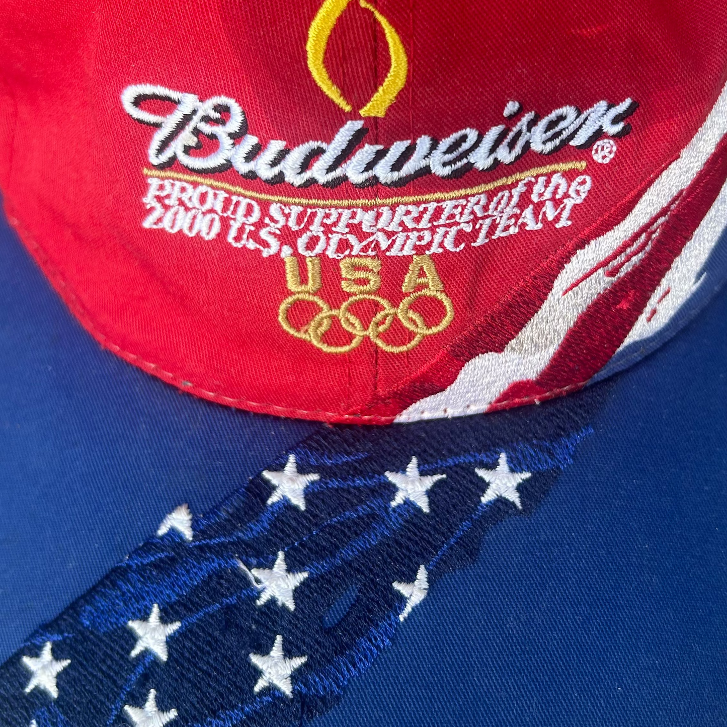 Vintage 2000 Budweiser Olympics NASCAR Hat