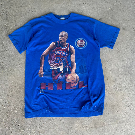 Vintage 90's Grant Hill Detroit Pistons NBA T-Shirt