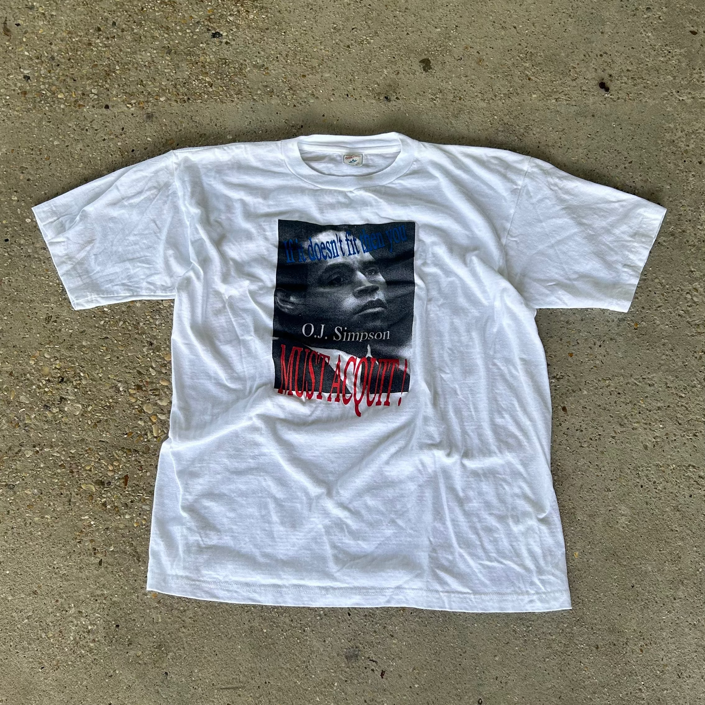 Vintage 90's OJ Simpson Trial T-Shirt