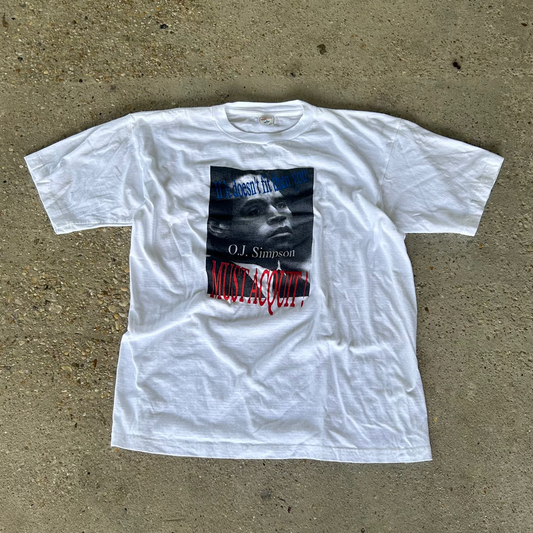 Vintage 90's OJ Simpson Trial T-Shirt