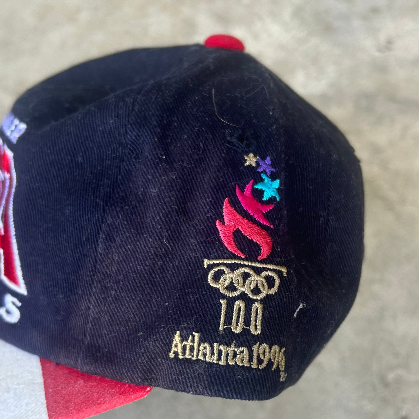 Vintage 1996 Atlanta Olympics USA Snapback Hat
