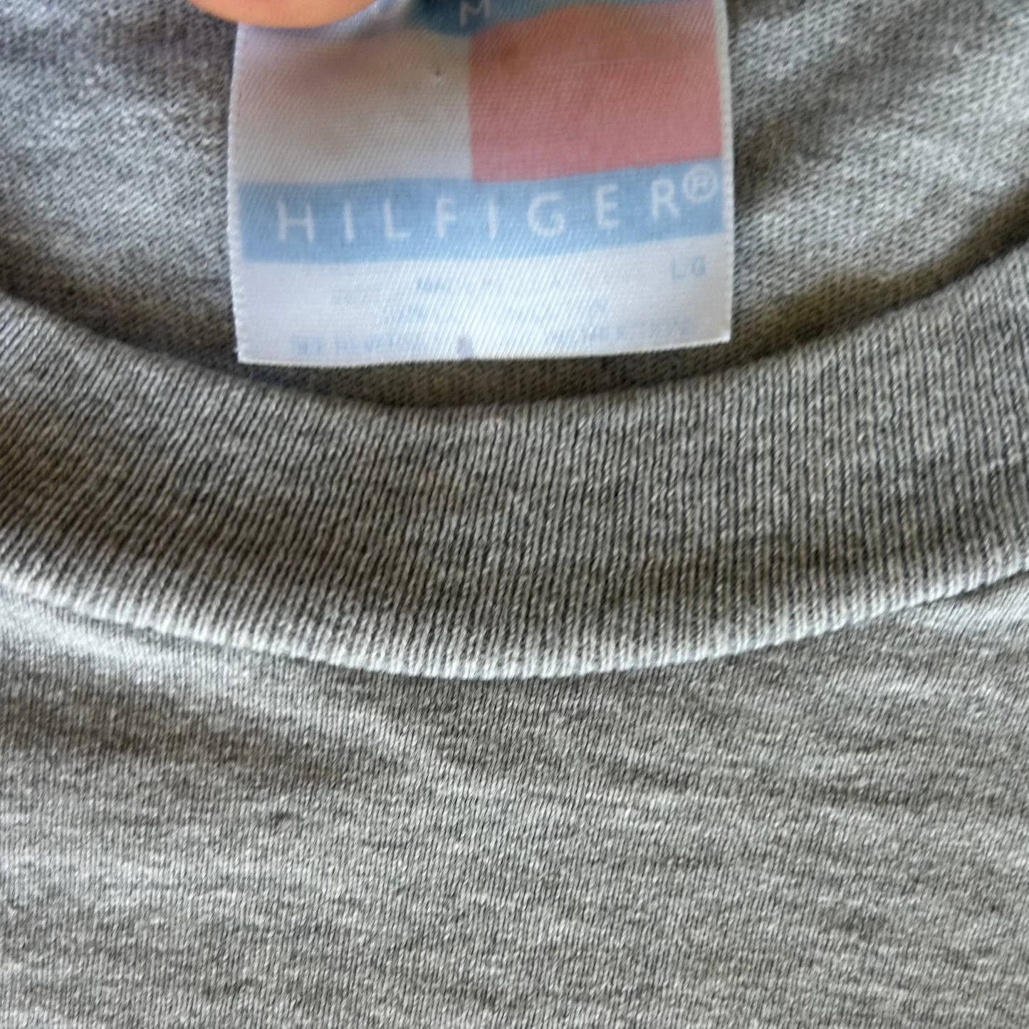 Vintage 90's Tommy Hilfiger Single Stitch Long Sleeve Shirt