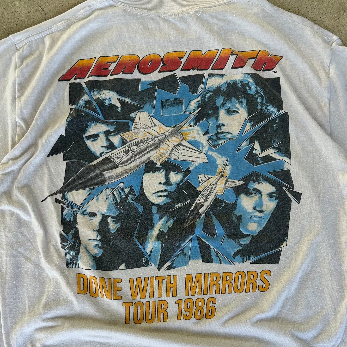 Vintage 1986 Aerosmith Band Tour T-Shirt