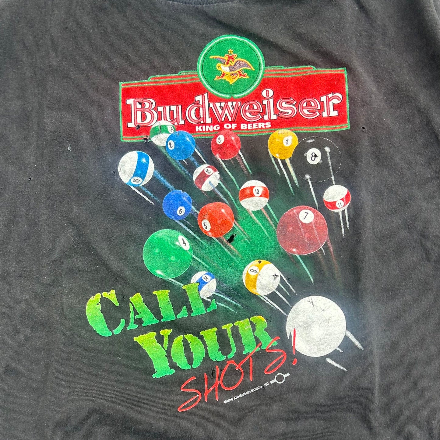 1998 Budweiser Beer Pool Tshirt