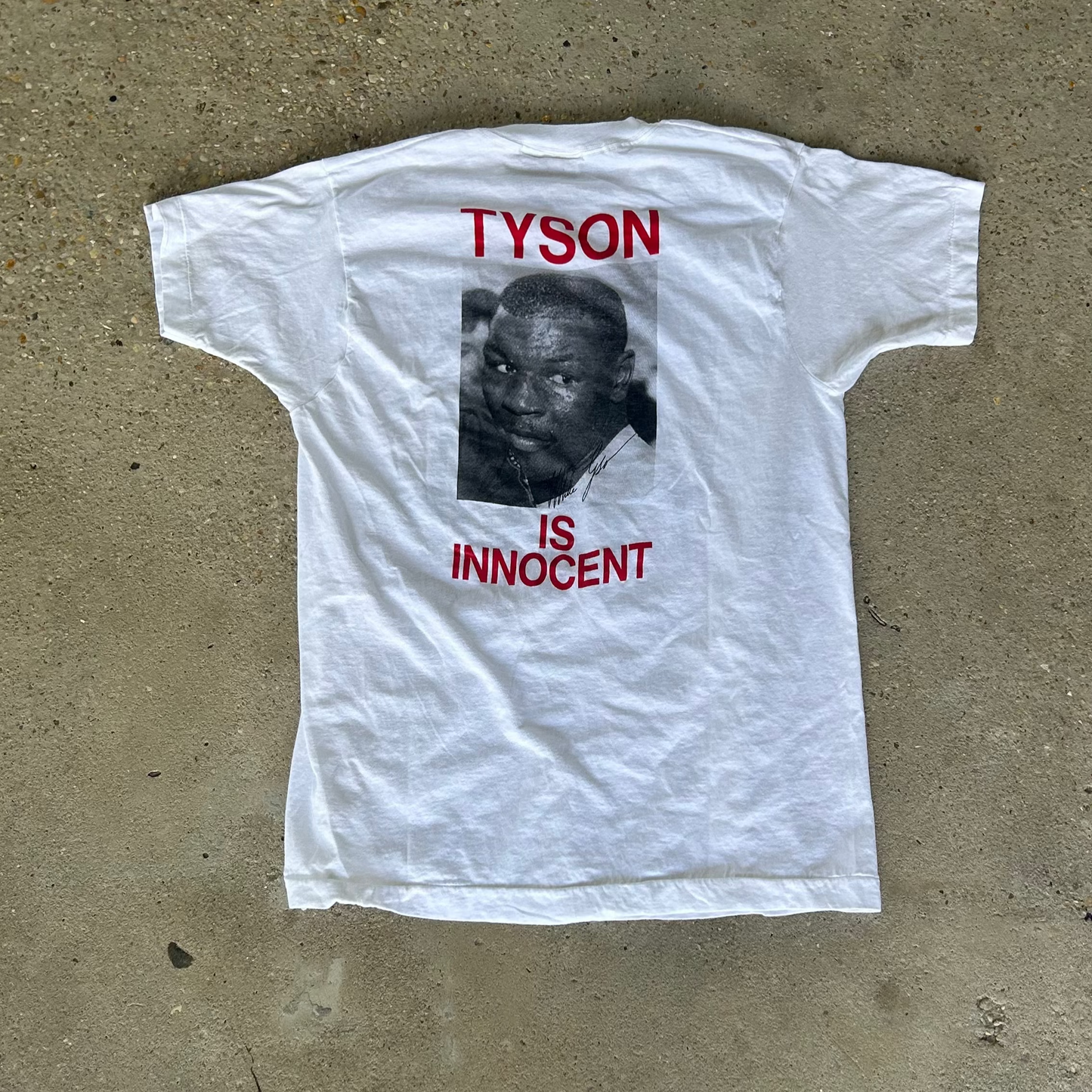 Vintage 90's Free Mike Tyson Boxing T-Shirt