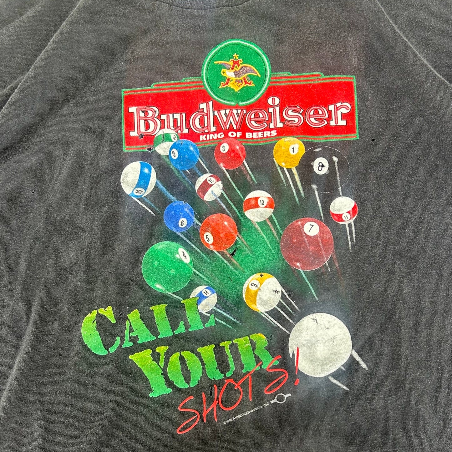 Vintage 1998 Budweiser Beer "Call Your Shots" T-shirt