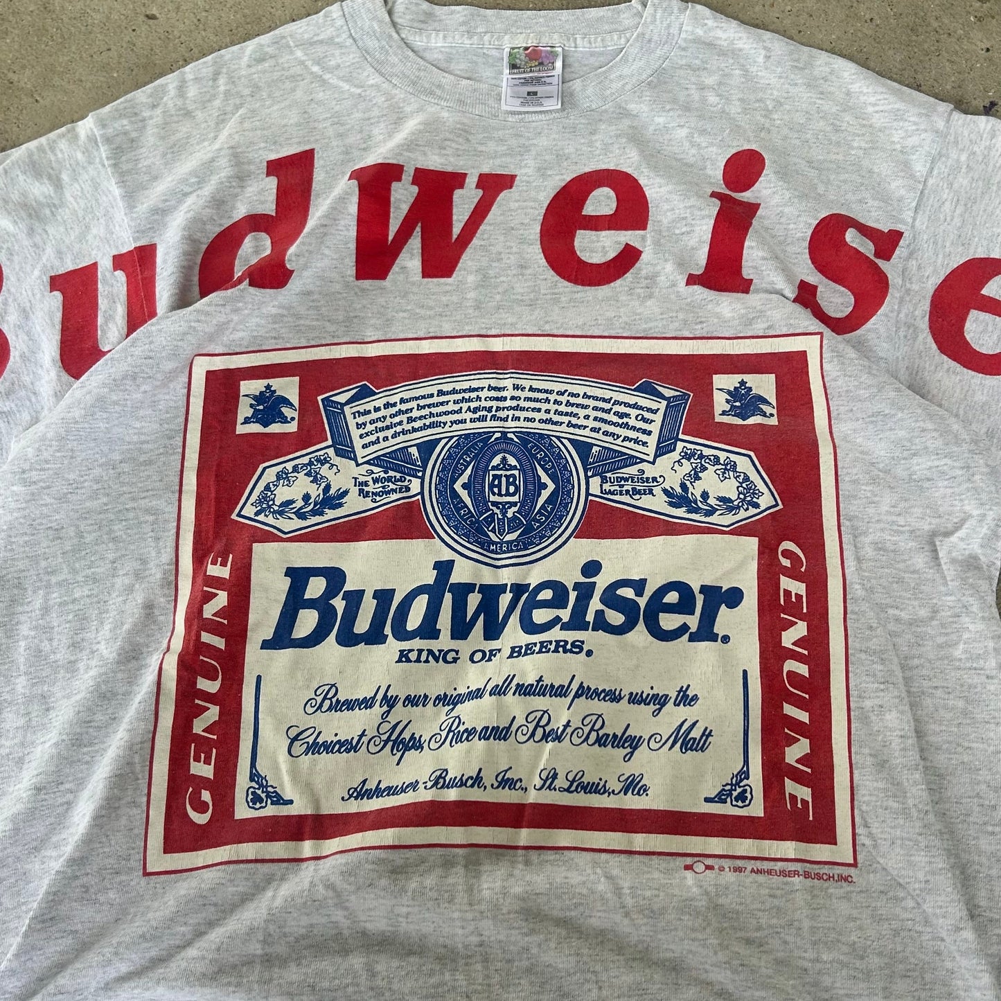 1997 Budweiser Beer T-SHirt