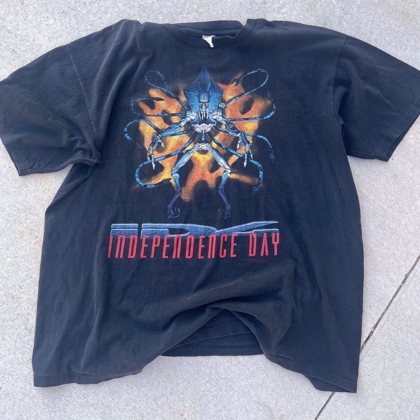 Vintage 1996 Independence Day Movie Promo T-shirt