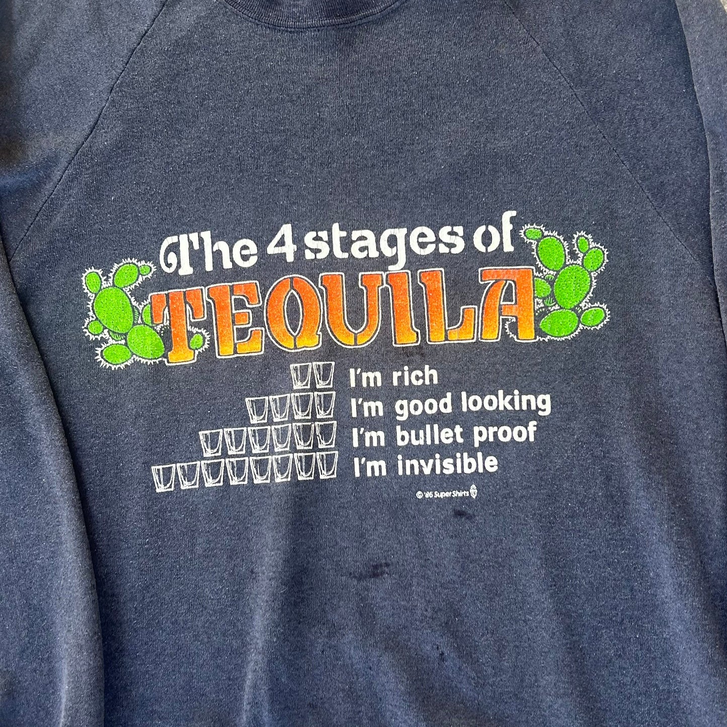 Vintage 1986 Tequila Sweatshirt